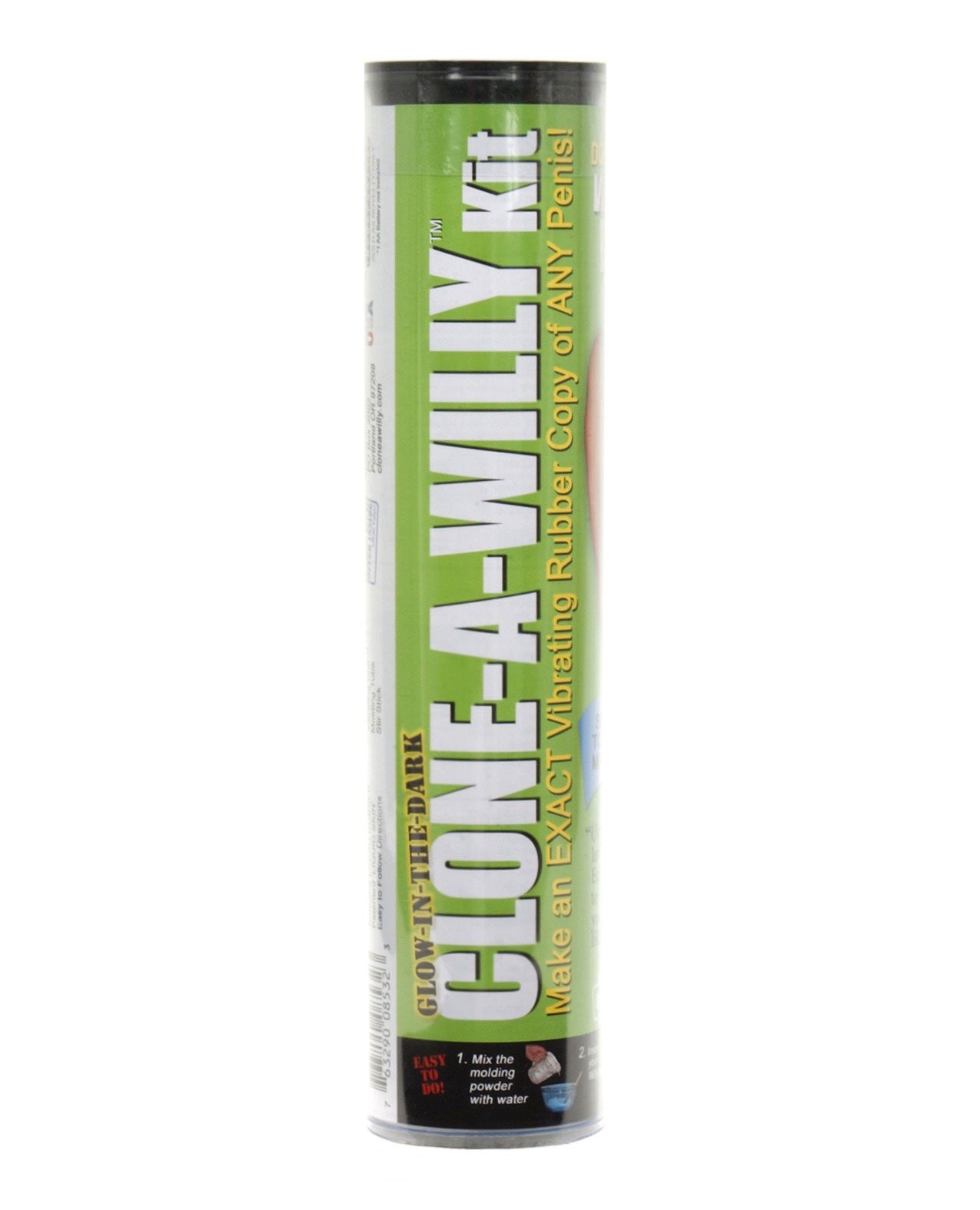 Clone-A-Willy Kit Vibrating Glow in the Dark - Green