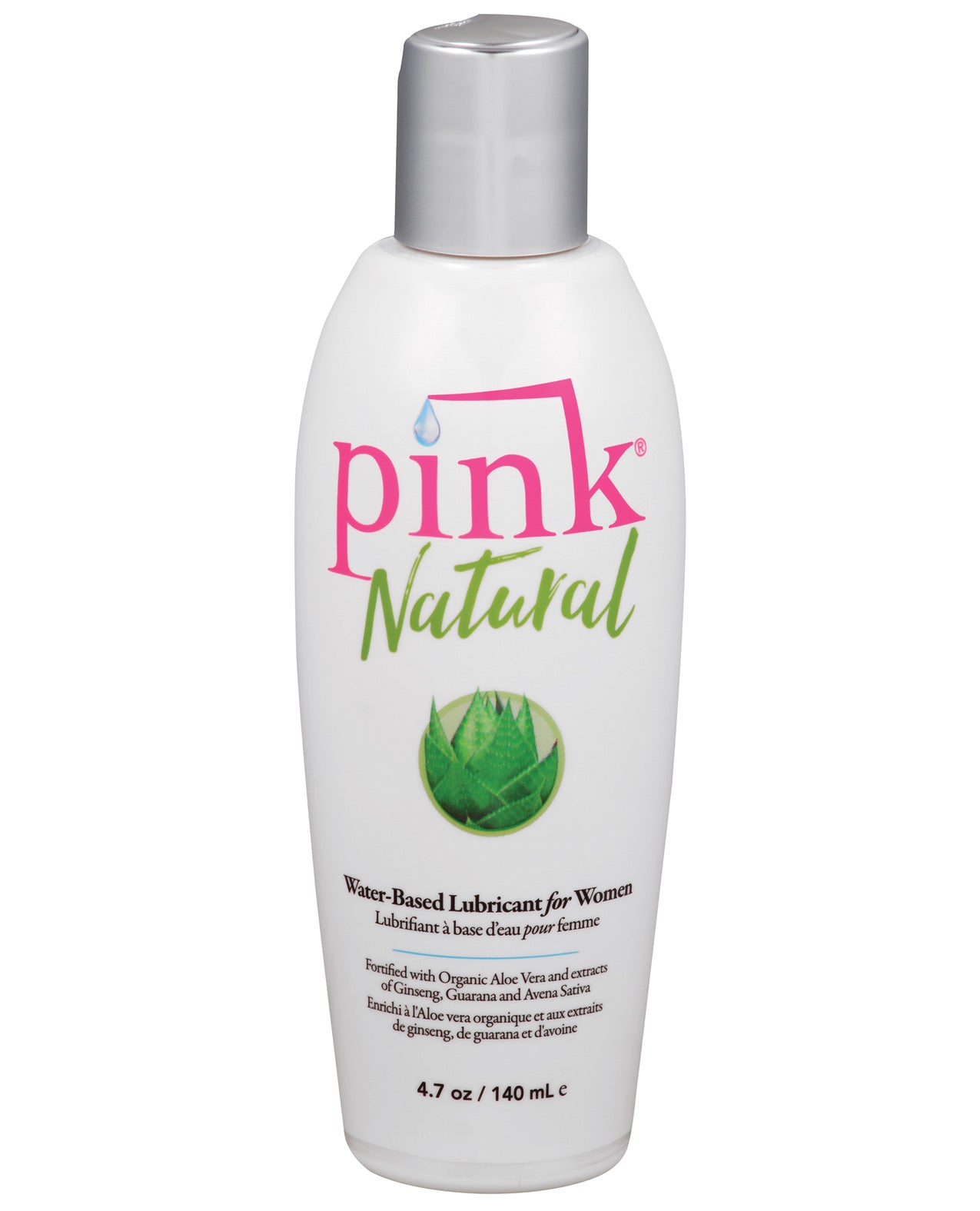 Pink Natural Water Based Lubricant for Women - 4.7 oz