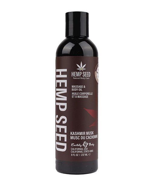 Earthly Body Massage & Body Oil - 8 oz Kashmir Musk