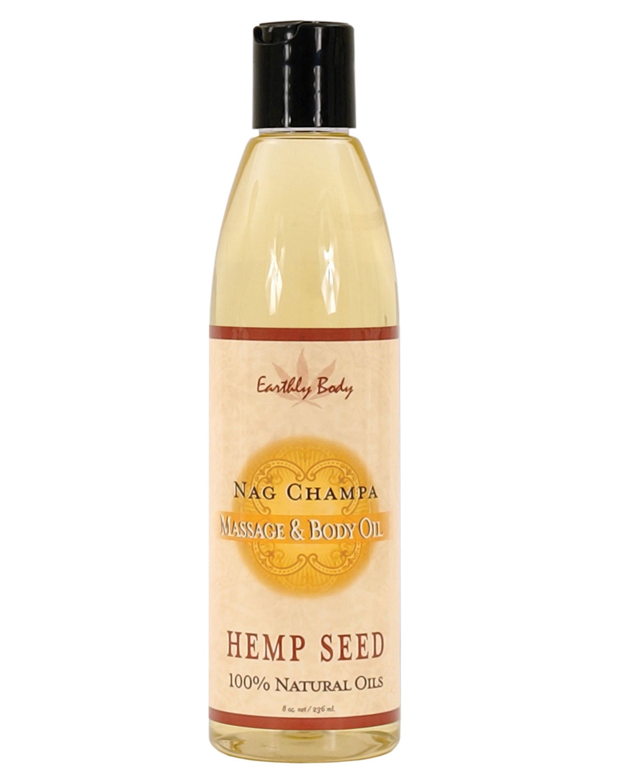 Earthly Body Massage & Body Oil - 8 oz Nag Champa