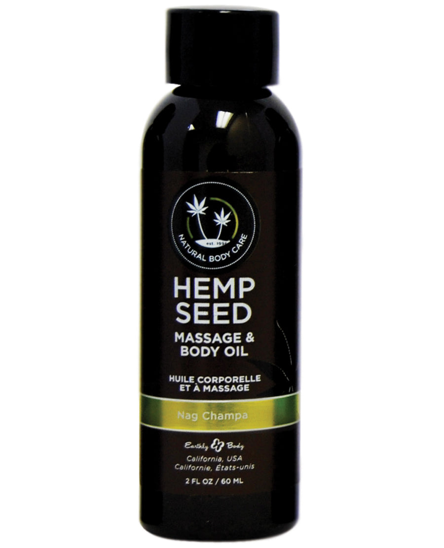 Earthly Body Massage & Body Oil - 2 oz Nag Champa