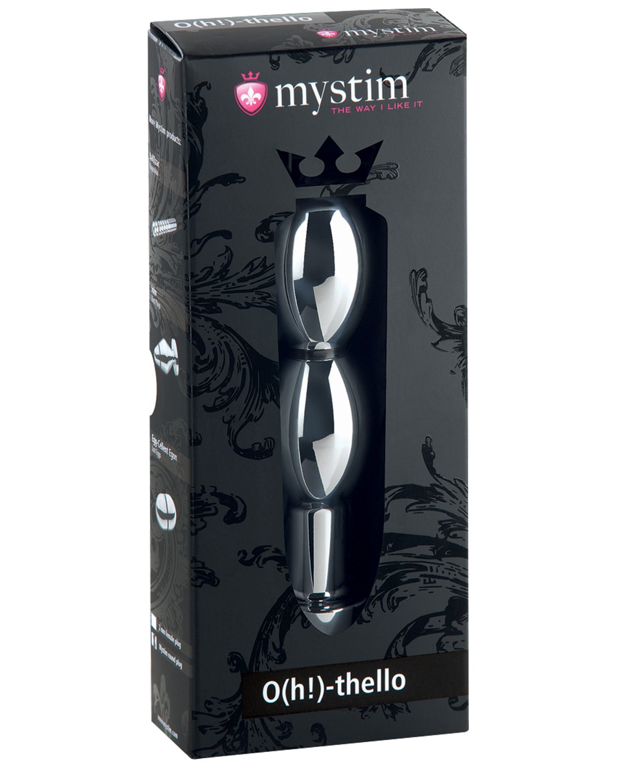 Mystim O(h!)-thello e-Stim Oval Aluminum Dildo
