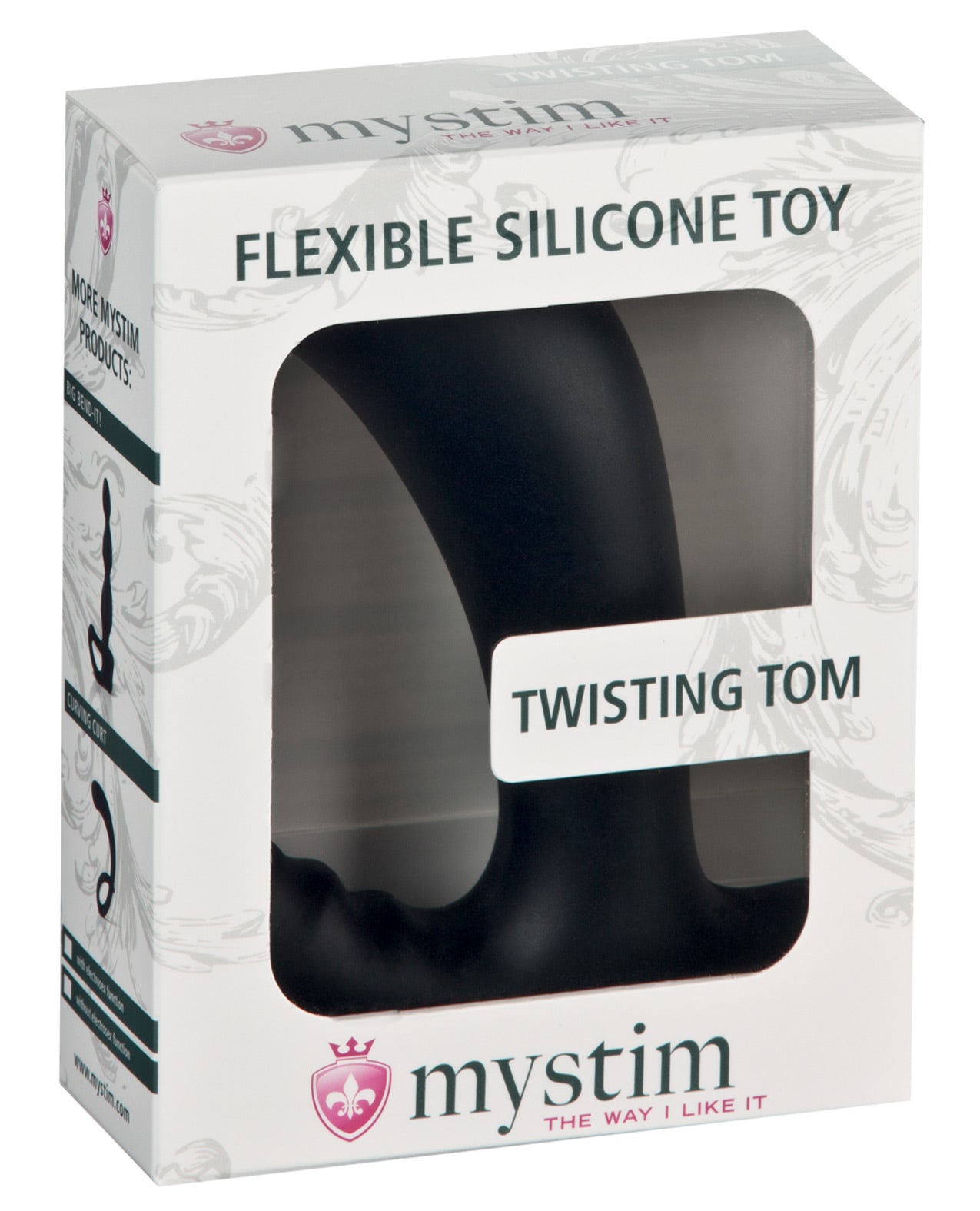 Mystim Twisting Tom - with e-stim - Black