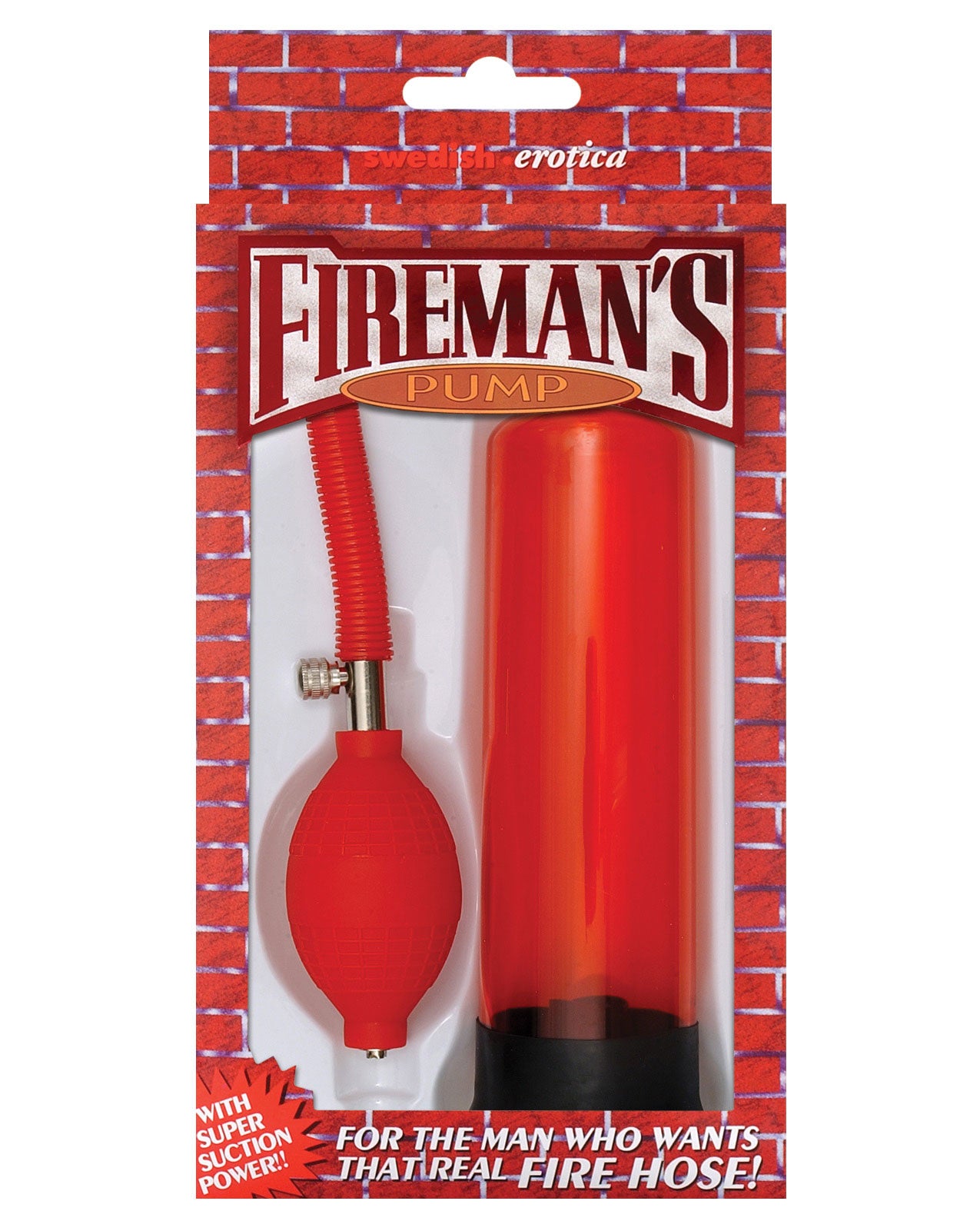Fireman's Pump Masturbator - Red