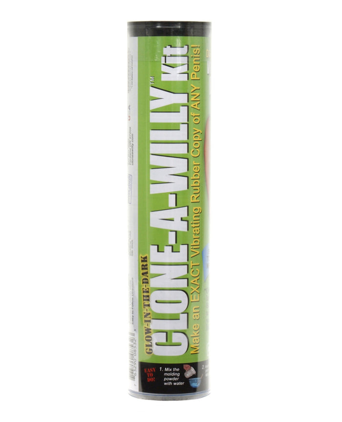 Clone-A-Willy Kit Vibrating Glow in the Dark - Green