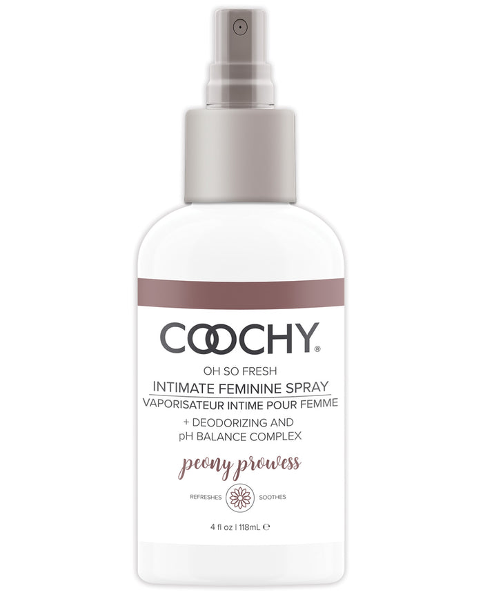 COOCHY Feel Fresh Intimate Spray - 4 oz Peony Prowess