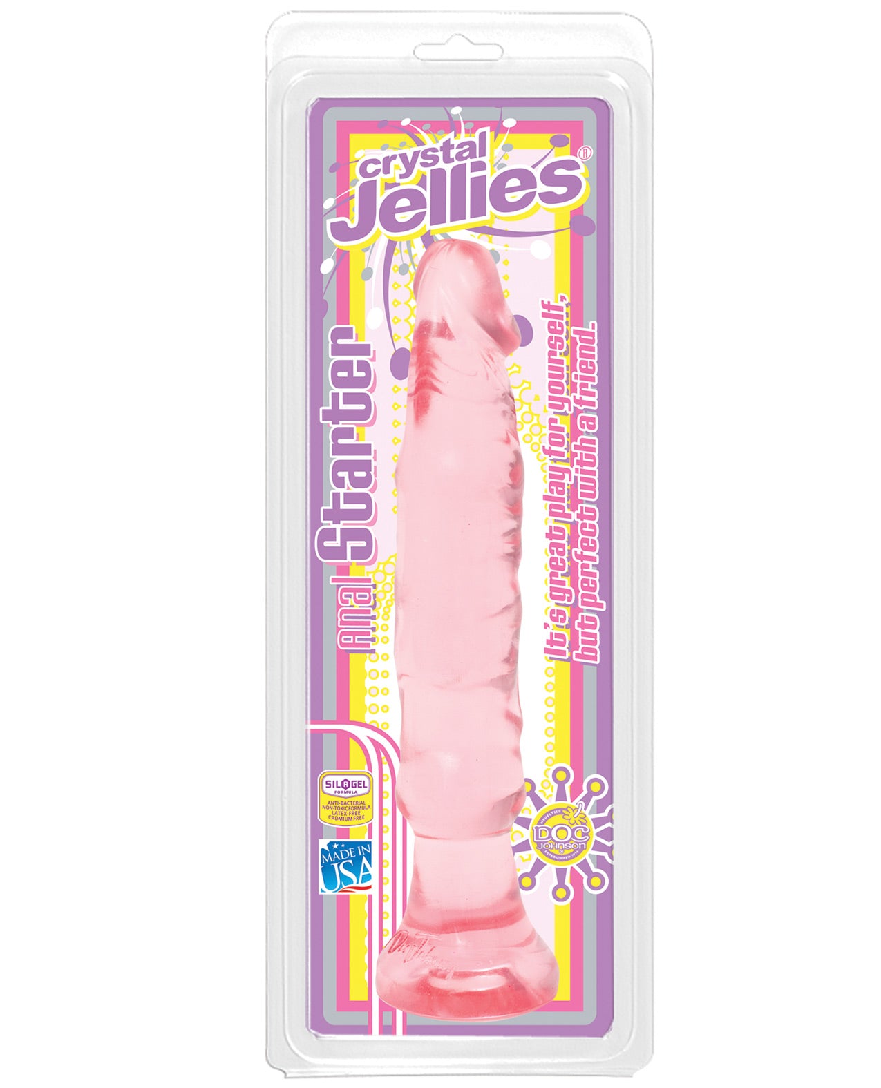 Crystal Jellies 5.5" Anal Starter - Pink
