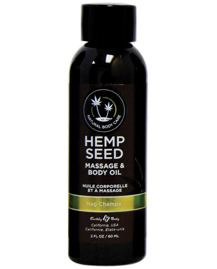 Earthly Body Massage & Body Oil - 2 oz Nag Champa
