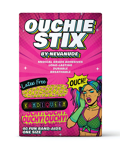 Neva Nude Plur Vibes Ouchie Stix Bandages Pack of 40