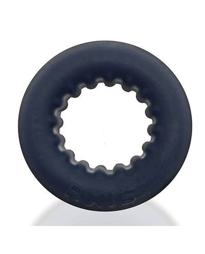 Oxballs Axis Rib Griphold Cockring - Black Ice