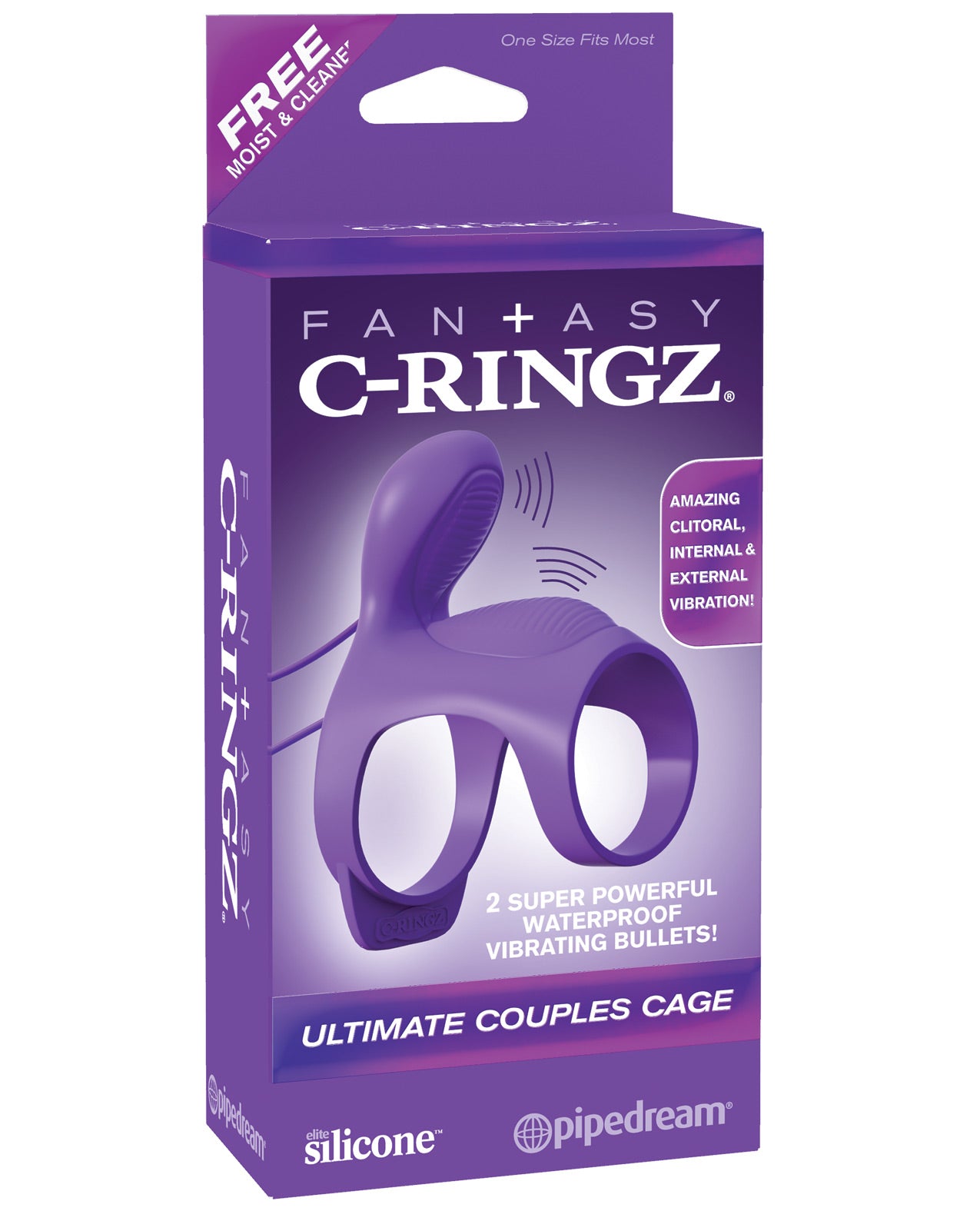 Fantasy C-Ringz Ultimate Couples Cage - Purple
