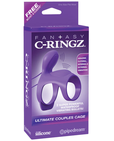 Fantasy C-Ringz Ultimate Couples Cage - Purple
