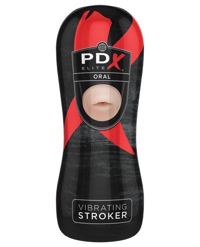 PDX Elite Vibrating Stroker - Oral