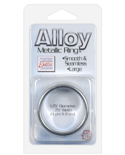 Alloy Metallic Ring - Large Silver
