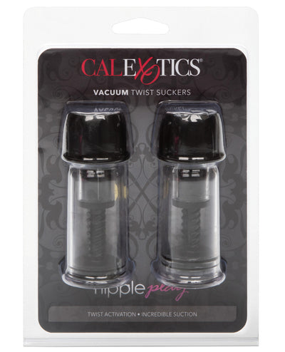 Nipple Play Vacuum Twist Suckers - Black