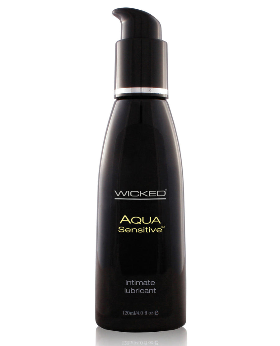 Wicked Sensual Care Hypoallergenic Aqua Sensitive Waterbased Lubricant - 4 oz Unscented